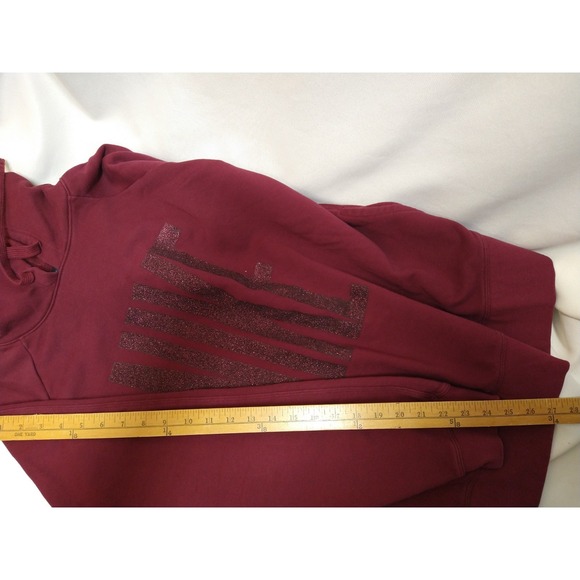 NIKE PULLOVER HOODIE, MAROON, SIZE XL, LONG SLEEVE, DRI FIT, EASY CARE - Picture 10 of 11